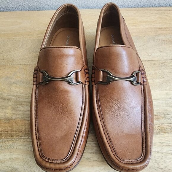 Donald Pliner Shoes Mens Size 10.5 Leather Bit Loafers Slip On Dannie01 main image 4